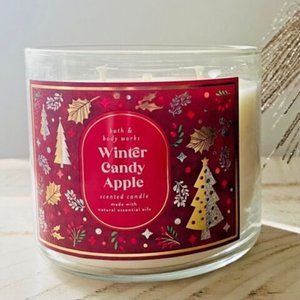B&BW Winter Candy Apple 3-Wick Candle